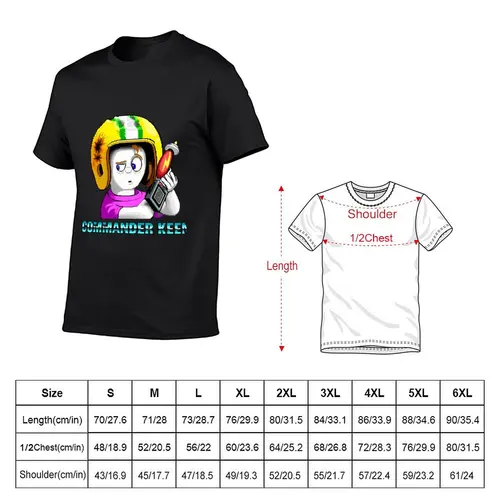 Imagen 2 del producto Camiseta Commander Keen para hombre, ropa estética, ropa bonita, gráficos, negro