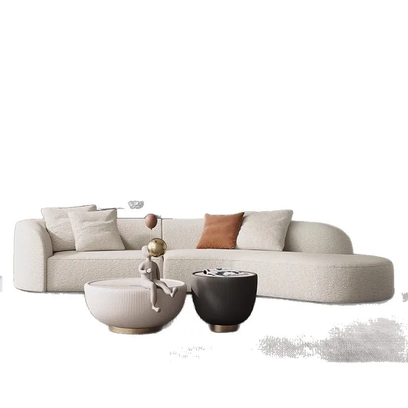 

#For Simple modern chaise longue sofa curved sofa living room minimalist French beauty salon clothing store