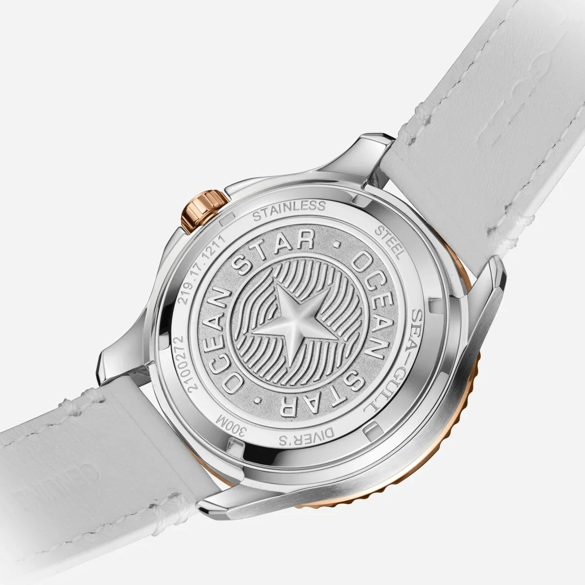 Seagull Divers Mechanical Ladies Watch 300M Waterproof Automatic Wristwatch 40mm Ceramic Bezel Mother-of-Pearl Dial Watches 1211