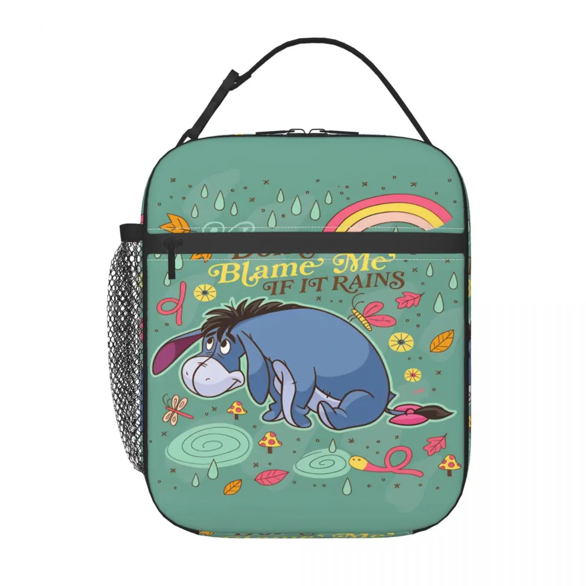 Winnie The Pooh Lunch Bag For Girls Eeyore Lunch Box Retro Outdoor Picnic Cooler Bag Portable Waterproof Thermal Lunch Bags