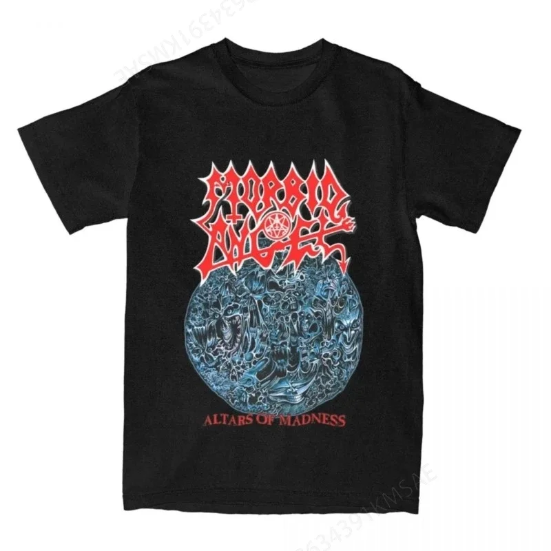 Morbid Angel Death Metal Altars of Madness T Shirt Men Women Humor Cotton T Shirt O-Neck Printed Large Size T Shirt