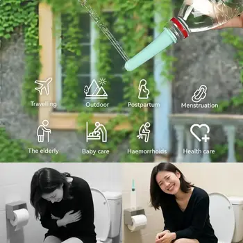 2025 Nové přenosné dámské bidety s tryskou pro venkovní oplachování pro pohodlné cestování a kompaktní oplachování 8 nejlepší prodej přenosné bidety - №4