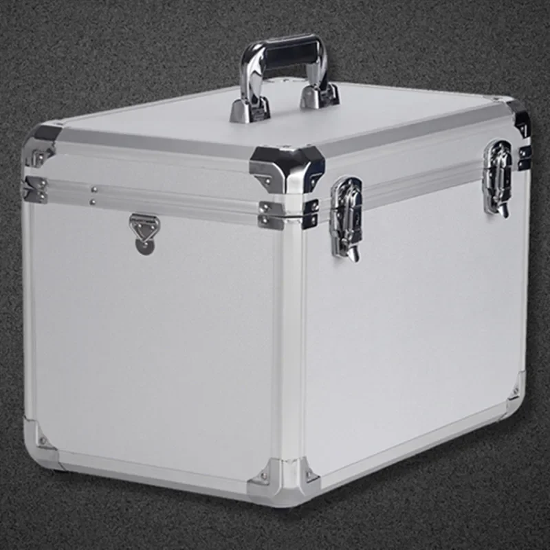 KUNDUI suitcase women men travel bag Thickening Aluminum frame laptop Large toolbox / lockable storage Display box luggage