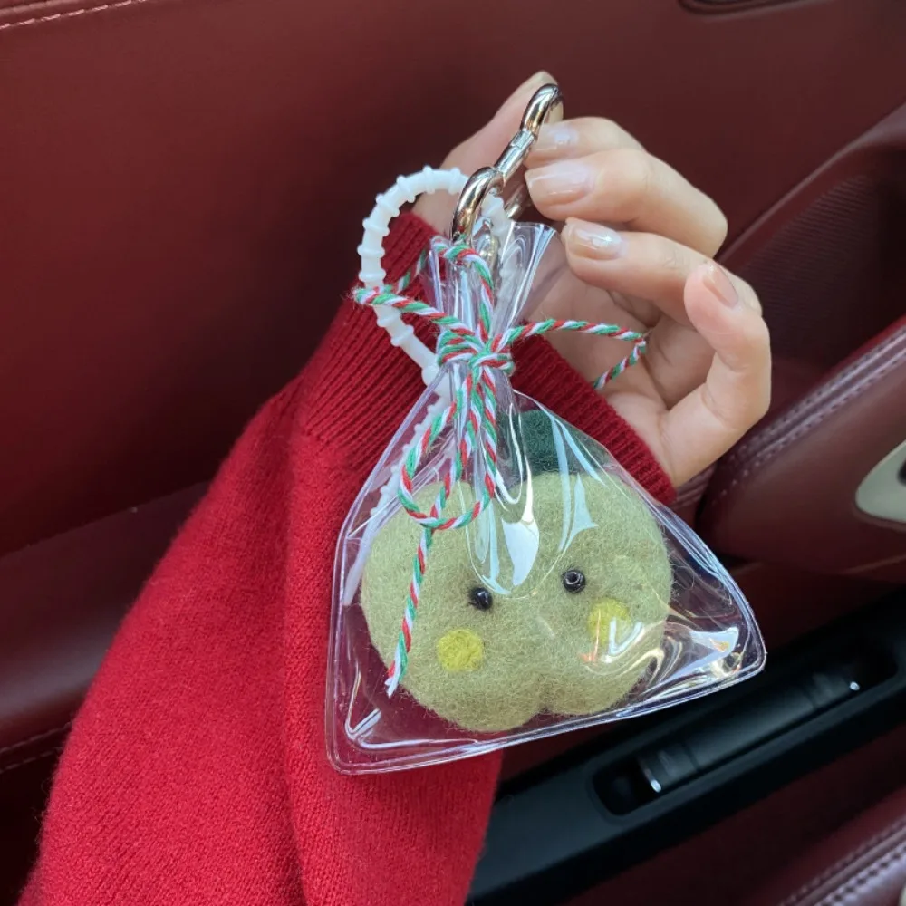 

Exquisite Cartoon Tennis Keychain Table Tennis Bow Backpack Pendant Key Chain Creative Key Ring Backpack Decoration