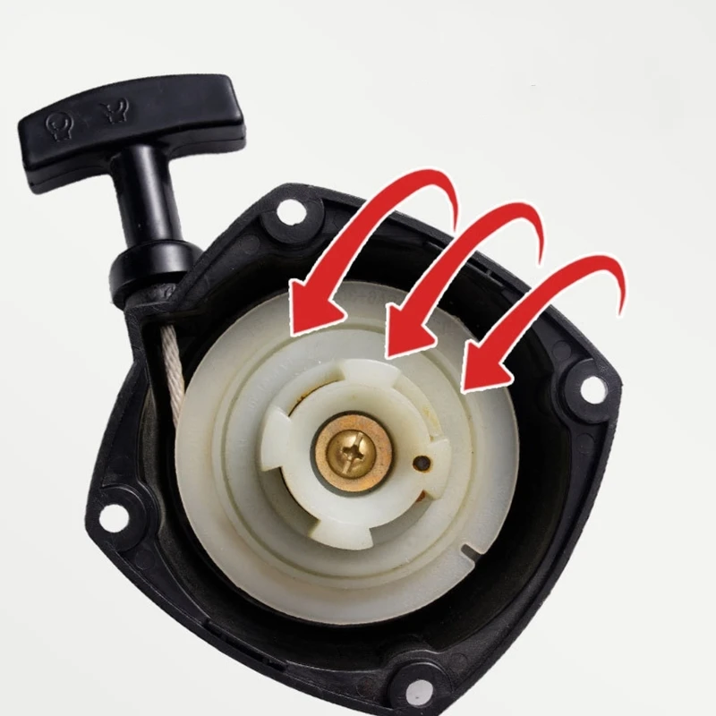 

Y1AD Nylon Aluminum Engine Recoil Starter For 52CC 49CC Brush Cutter Robusts Design