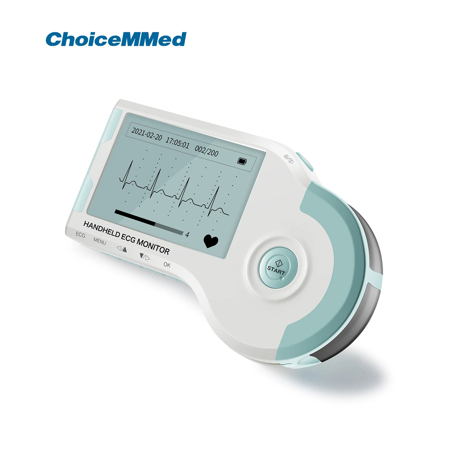 ChoiceMMed портативный ЭКГ монитор EKG, мониторинг сердечного ритма в реальном времени, непрерывное измерение, электрокардиограмма