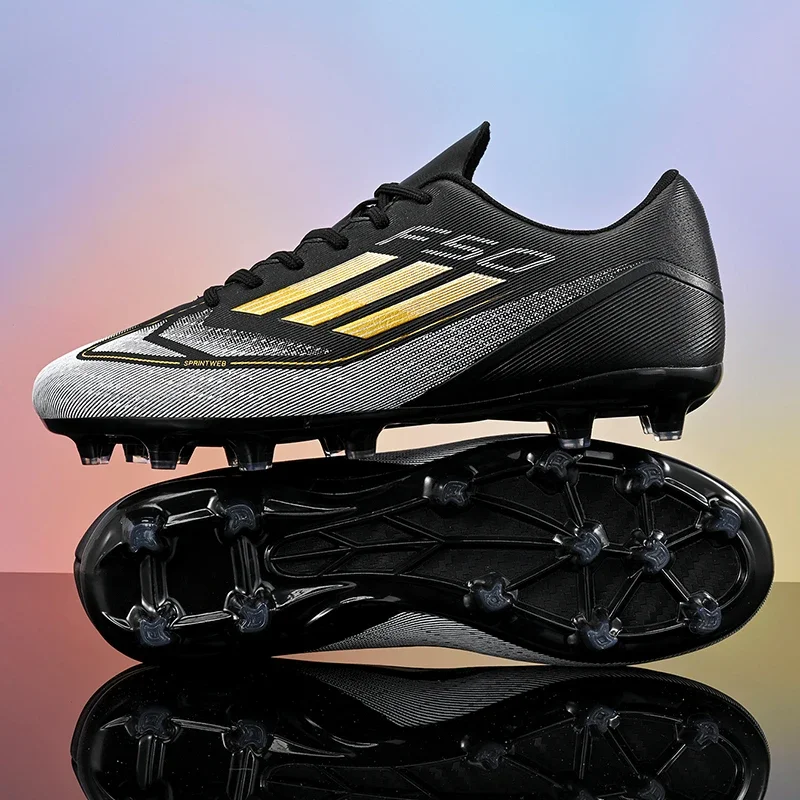 New Men Football Shoes Society Cleats Fast Soccer Shoes Professional Boy Football Field Boots Grass Training Sneaker Indoor