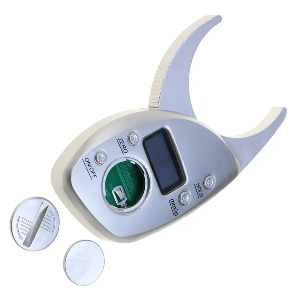 

1Pcs Digital Body Fat Caliper Precision Fat Analyzer Fast Results Display Easy to Use Fitness Health Monitor for All Ages