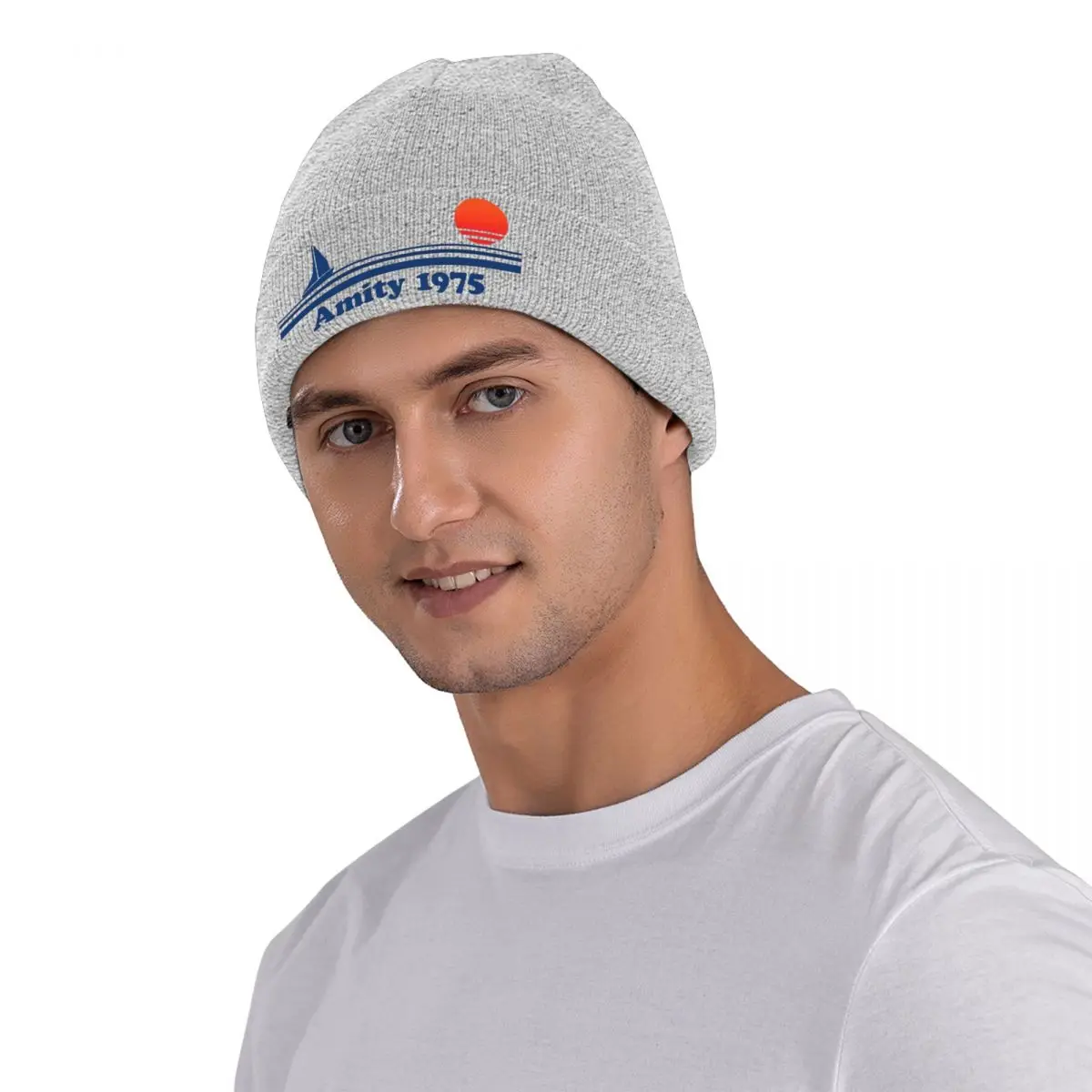 Amity-gorro de punto para hombre y mujer, gorro cálido Unisex, Hip Hop, invierno, 1975