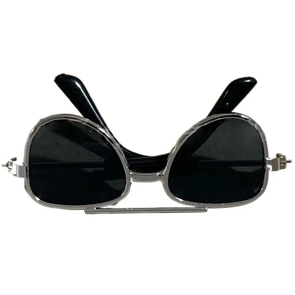 Gafas de sol de moda para muñecas BJD, anteojos de sol de 6cm para muñecas de algodón de 10cm, montura para muñecas 1/3 1/4, accesorios de ropa DIY