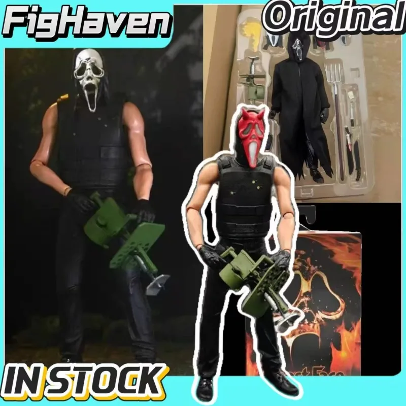 

PVC Classic NECA Thriller Horror Scream Ghost Face Action Figure Collectible Halloween Christmas Birthday Fans Gifts Model Toy