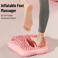 Coussin de massage des pieds d'acupression antidérapant, masseur de pieds gonflable, ventouses fortes, trous de Drainage portables pliables 1