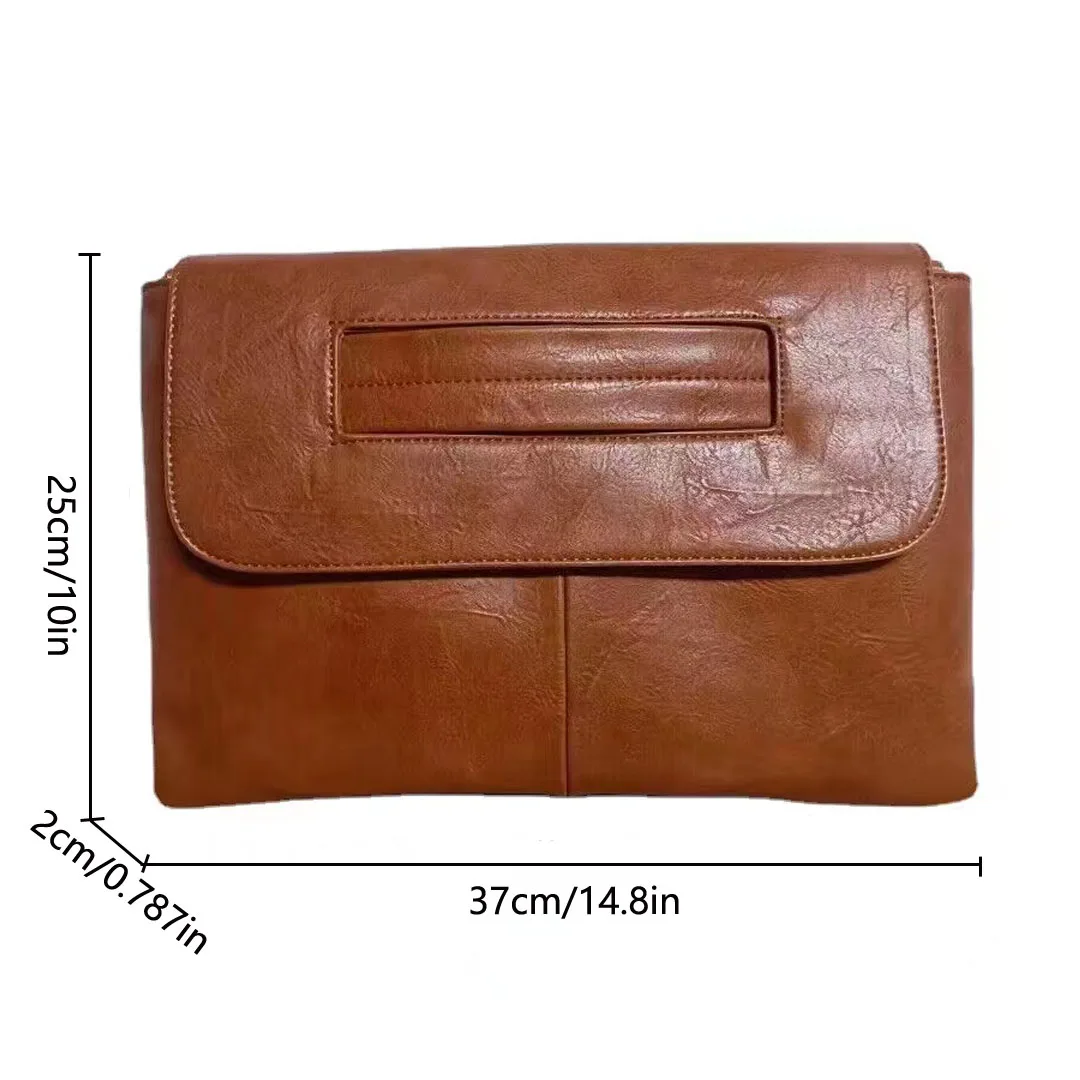 Cover Style Handbag, New High-Capacity Women's File Bag, Fashionable and Versatile Handbag, Personalized and Casual Large Handba