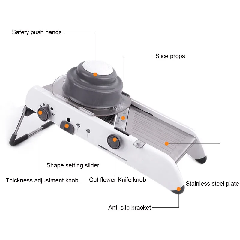 Déchiqueteuse à mandoline en acier inoxydable pour choux, coupe-légumes professionnel, accessoire de cuisine, trancheuse de fruits, râpe, éplucheur, WhatsApp IRT