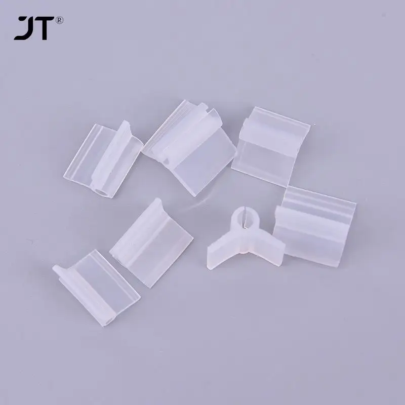 

100Pcs-pack Garden Flower Plant Vine Seedlings Grafted Branches Clip Connector Fasteners Plastic Clips Garden Tool