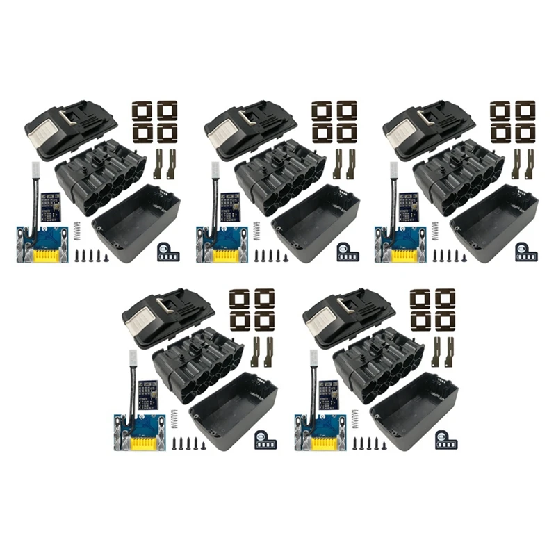 

5X BL1830 10X21700 Аккумулятор Чехол PCB Защитная печатная плата корпус BL1860 для MAKITA 18V 3.0Ah 9.0Ah