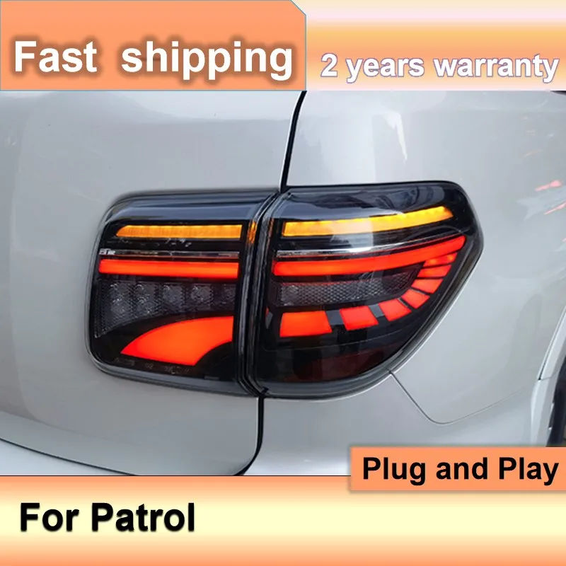 Car Accessories for Nissan Patrol Taillight 2008-2019 Patrol Y62 Tail Light Y62 Rear Light Fog Brake Dynamic Turn Signal