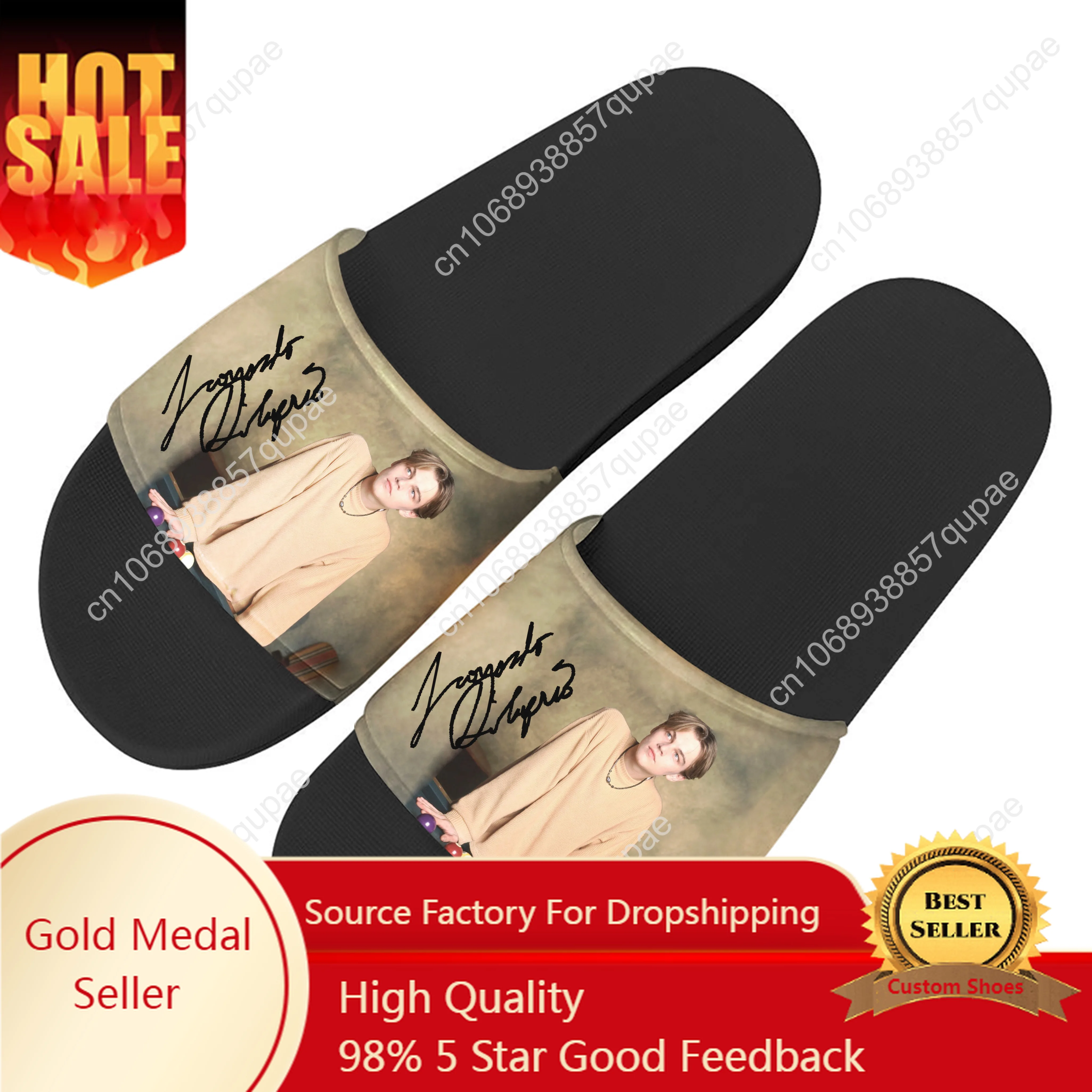 

Leonardo DiCaprio Slippers Home Water Shoes American Actor Men Women Teenagers Beach Pool Sandals Custom Summer Slipper