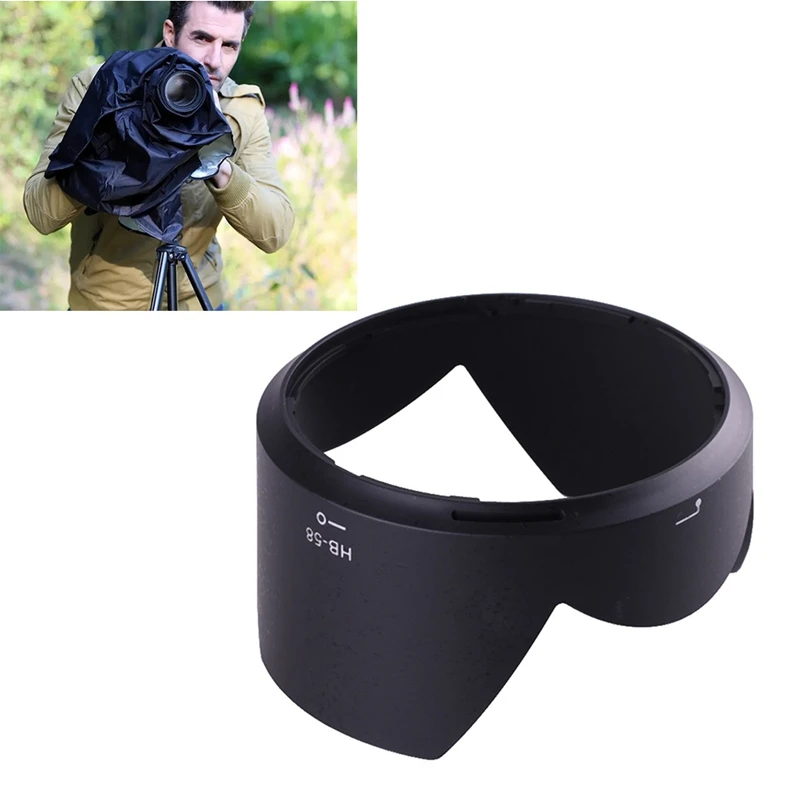 HB-58 HB58 Portable Convenient Lens Hood For Nikon AF-S DX NIKKOR 18-300Mm F/3.5-5.6G ED VR