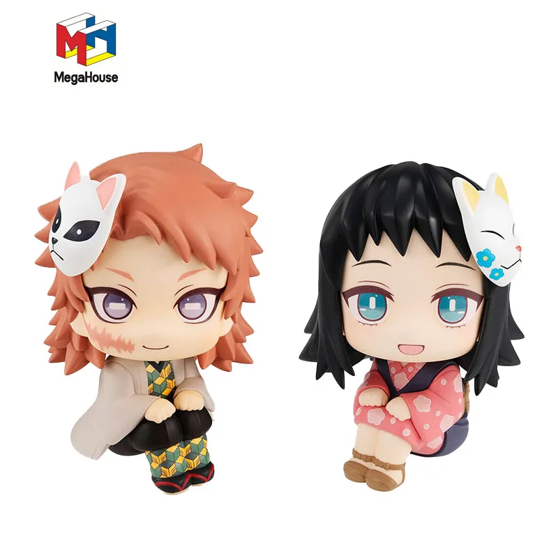 

Original Genuine MegaHouse Look Up Makomo Sabito Demon Slayer Kimetsu No Yaiba PVC Action Anime Figure Model Toys Doll Gift