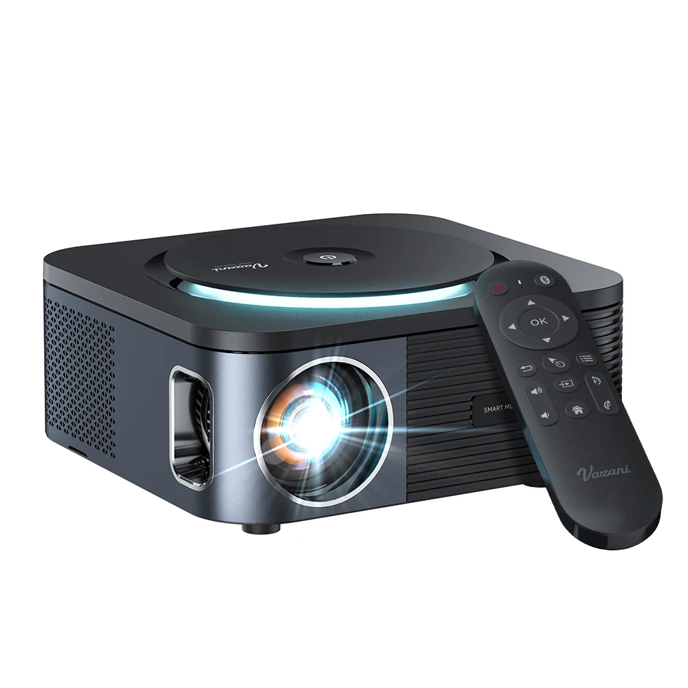 Vazani V5 Projector Native 1080P Full HD 500 ANSI 15000L 4K Supported WIFI 6 and Bluetooth, Auto focus