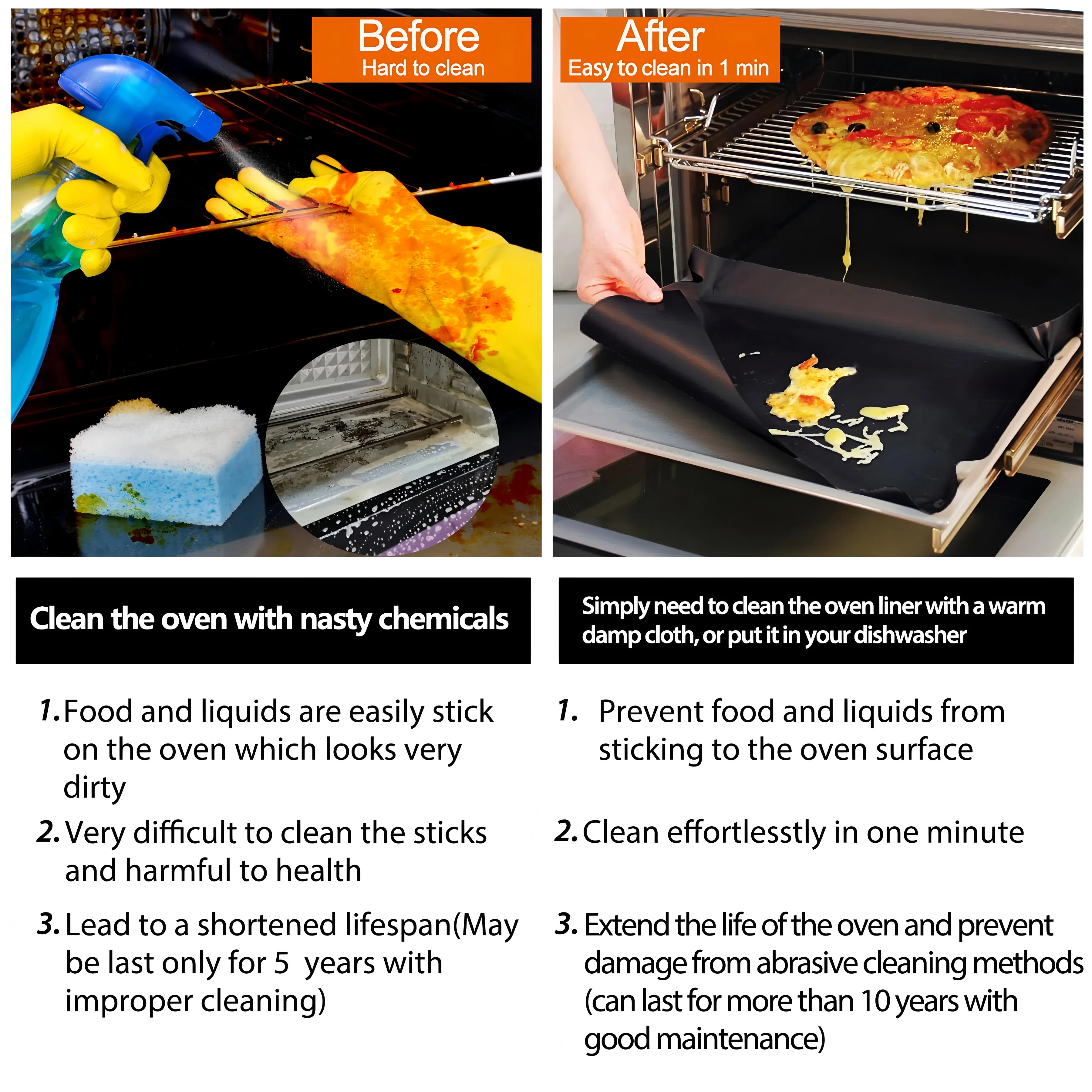 بطانات سفلية للفرن غير لاصقة شواية باربيكيو الحصير قابلة لإعادة الاستخدام المطبخ محمصة بطانة الهواء المقلاة الطبخ مقاومة للحرارة ورق الخبز