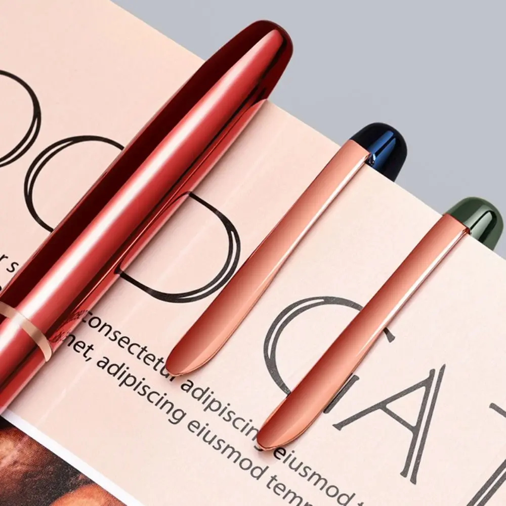 Business Fine Nib Metal Fountain Pen Smooth Writing Calligraphy Gift Ink Pens Drawing Handwriting Signature Pen Student Use