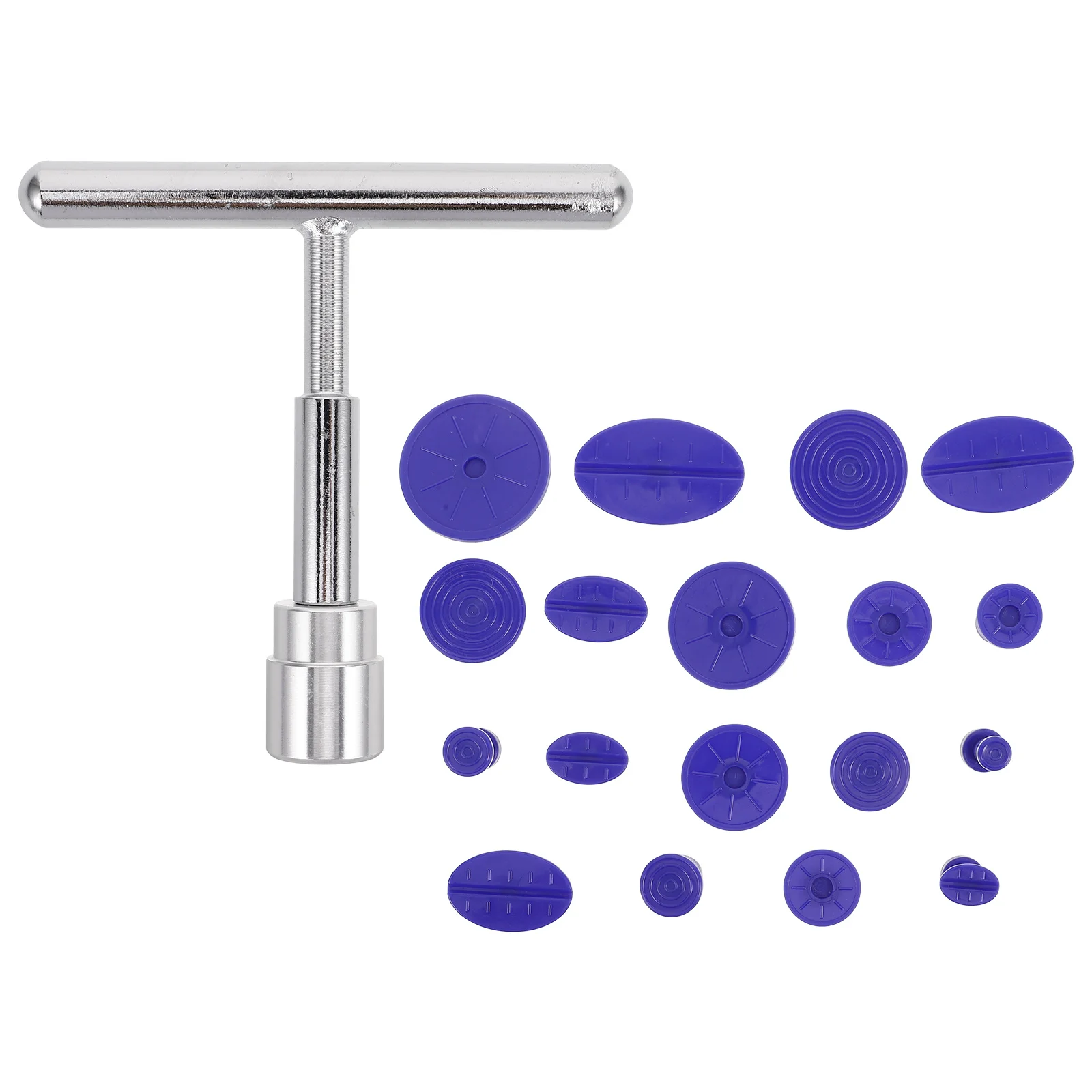 

1Set Dent Removal Tool Professional Auto Body Repair Kit with T Bar Manual Rod for Small Dent Puller Tabs Painless Hail Damage