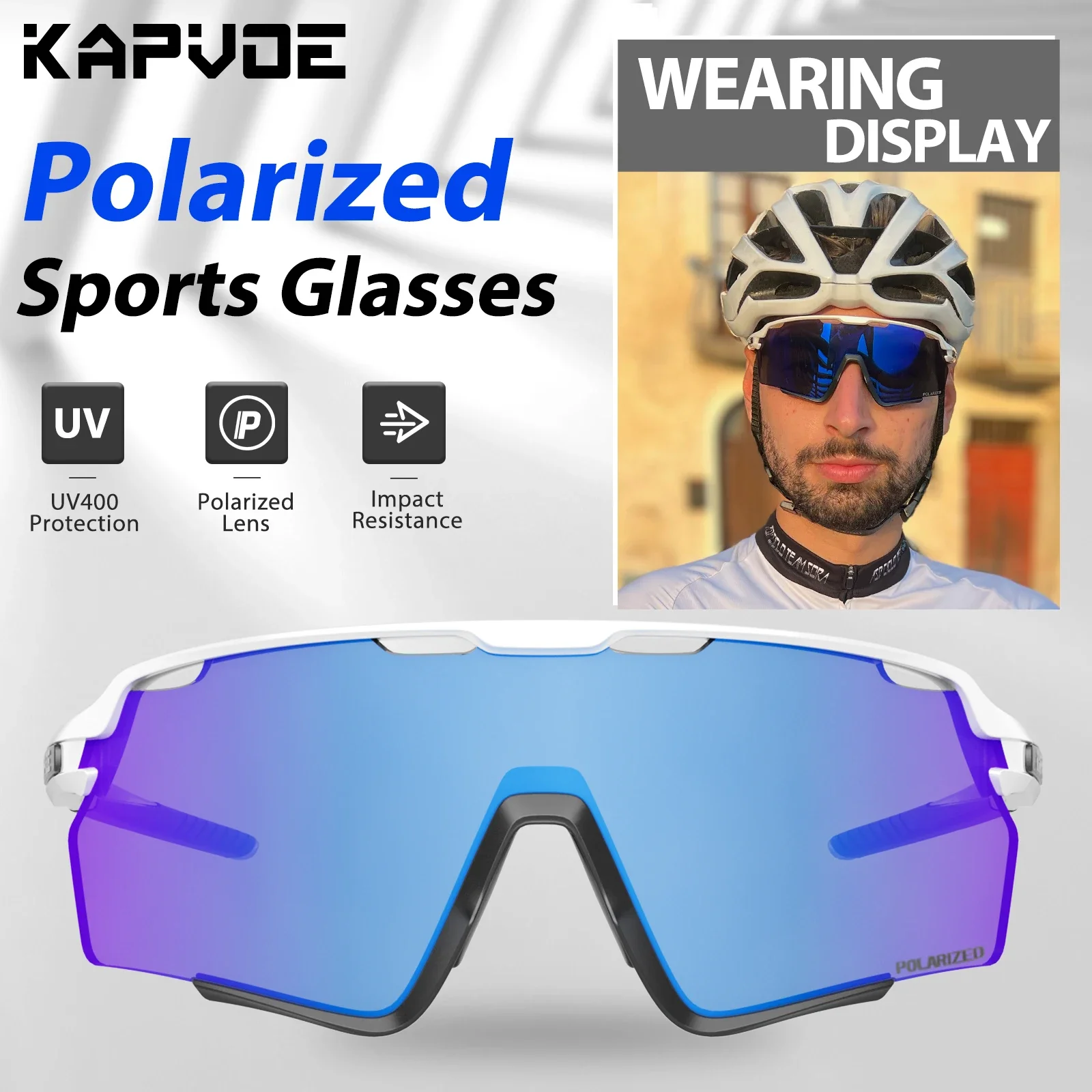 Kapvoe New Outdoor Bike Eyewear Cycling Glasses Cycling Sunglasses Women MTB Bicycle Glasses UV400 Goggles Man Sports Eyewear