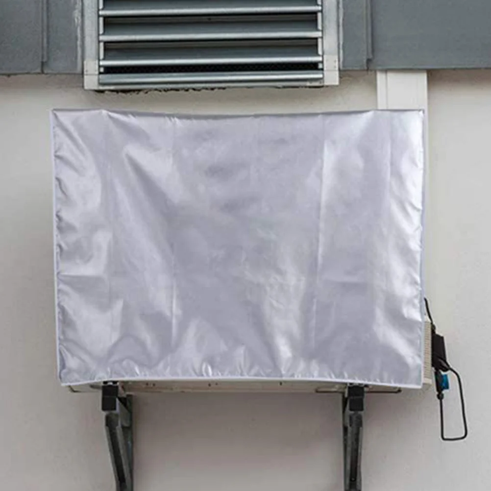 

Cover for Outside Air Conditioner Unit 105x40x75cm Heavy Duty 5-Sided Polyester Fit All Brands Outdoor Ac Unit Covers