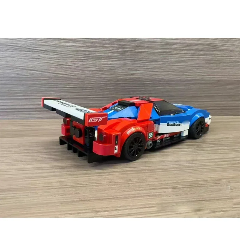 Neues GT40 Classic City Sports Car Racing Bausteinmodell, 373 Teile, Jungen Kinder Geburtstag Baustein Spielzeug Geschenk