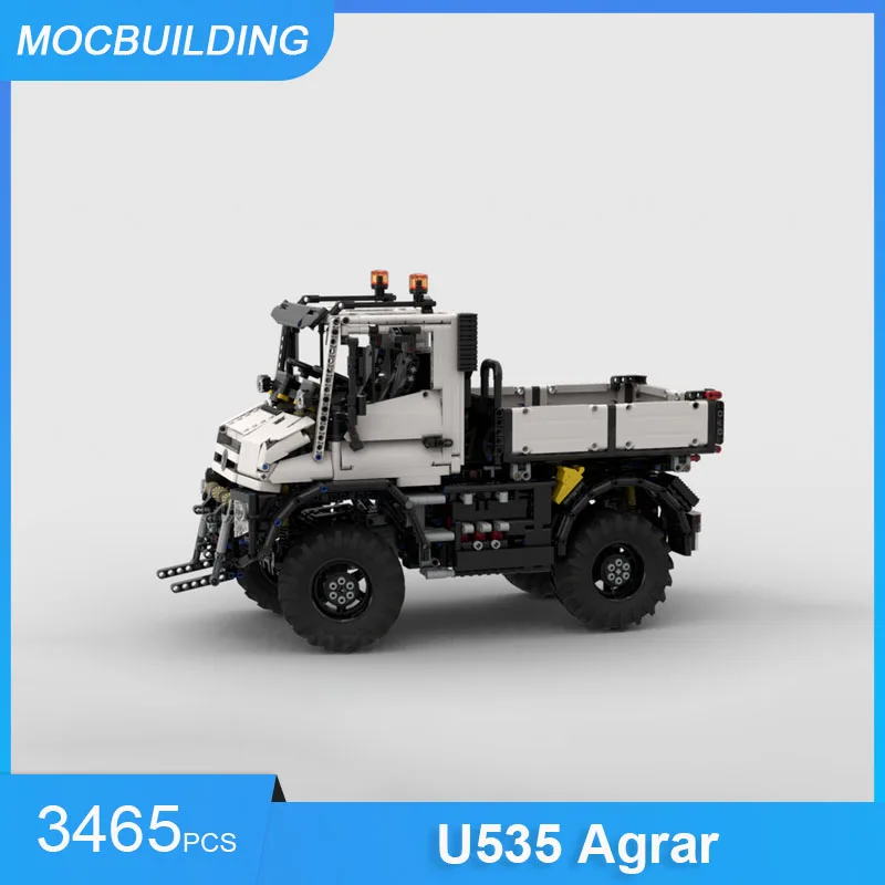 MOC Building Blocks U535 Agrar Model DIY Assemble Bricks Transportation Educational Collection Toys Gifts 3465PCS with Motors