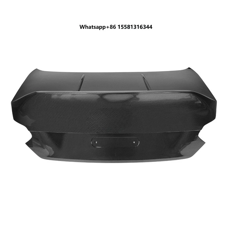 100% Dry Carbon Fiber CSL Style Trunk Lid Cover for G42 G87 M2 2023+ Car Replacement Rear Trunk Lid