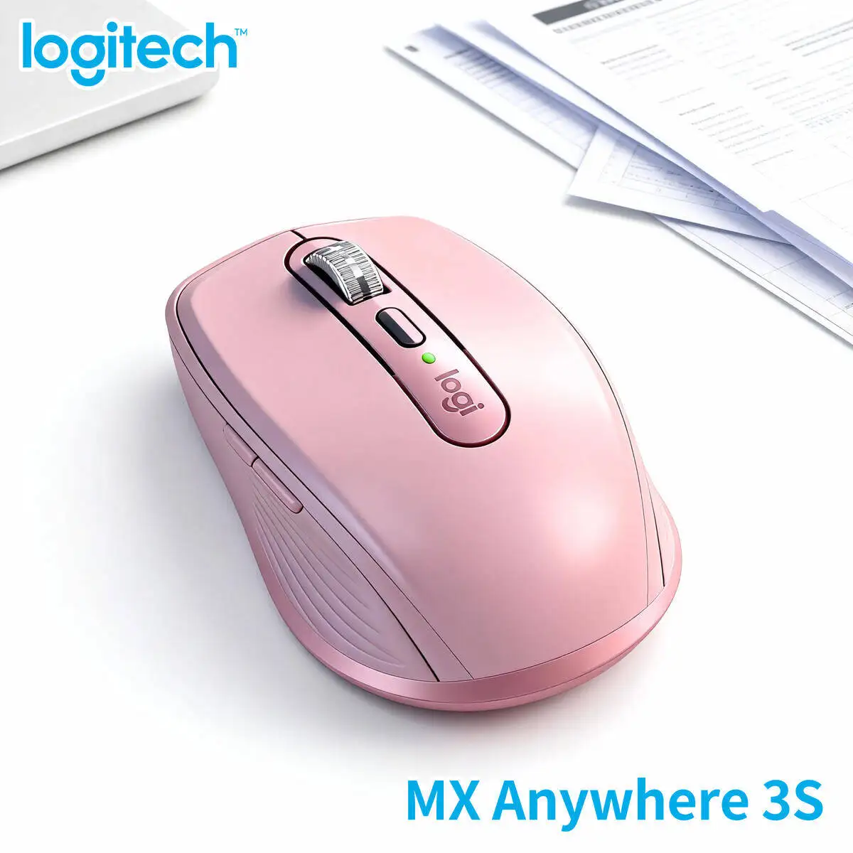 

Logitech MX Anywhere 3S Bluetooth Mouse for Designers Multi-Device Sync Office