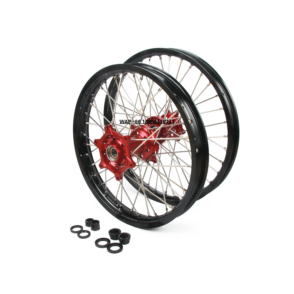 

Motocross Dirt Bike Wheels Rims Set Fit CRF250R 2014-2022 CRF450R 2013-2022