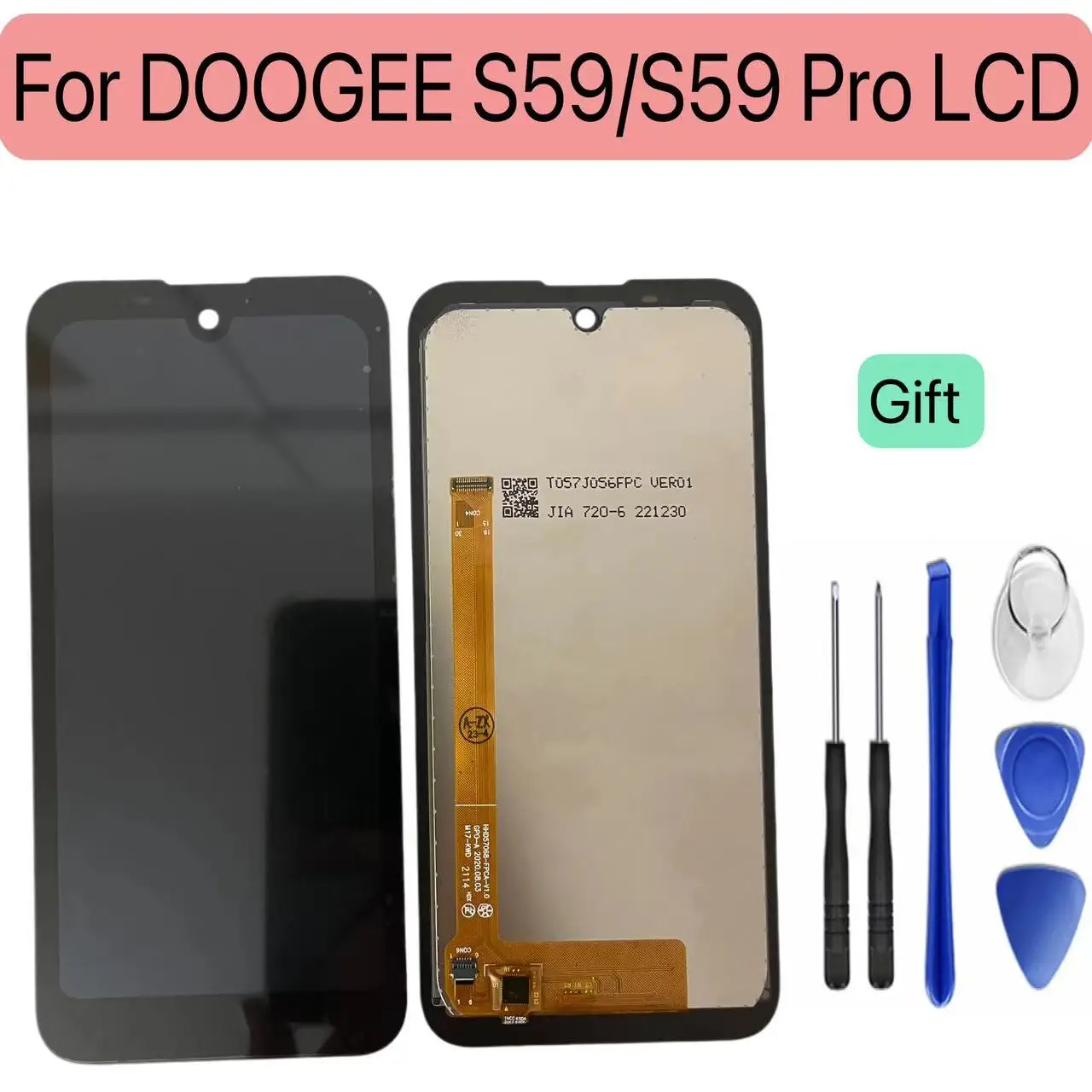 Brand New Tested For DOOGEE S59 LCD Display+Touch Screen Digitizer Assembly For DOOGEE S59 Pro LCD 100% Working Perfectly