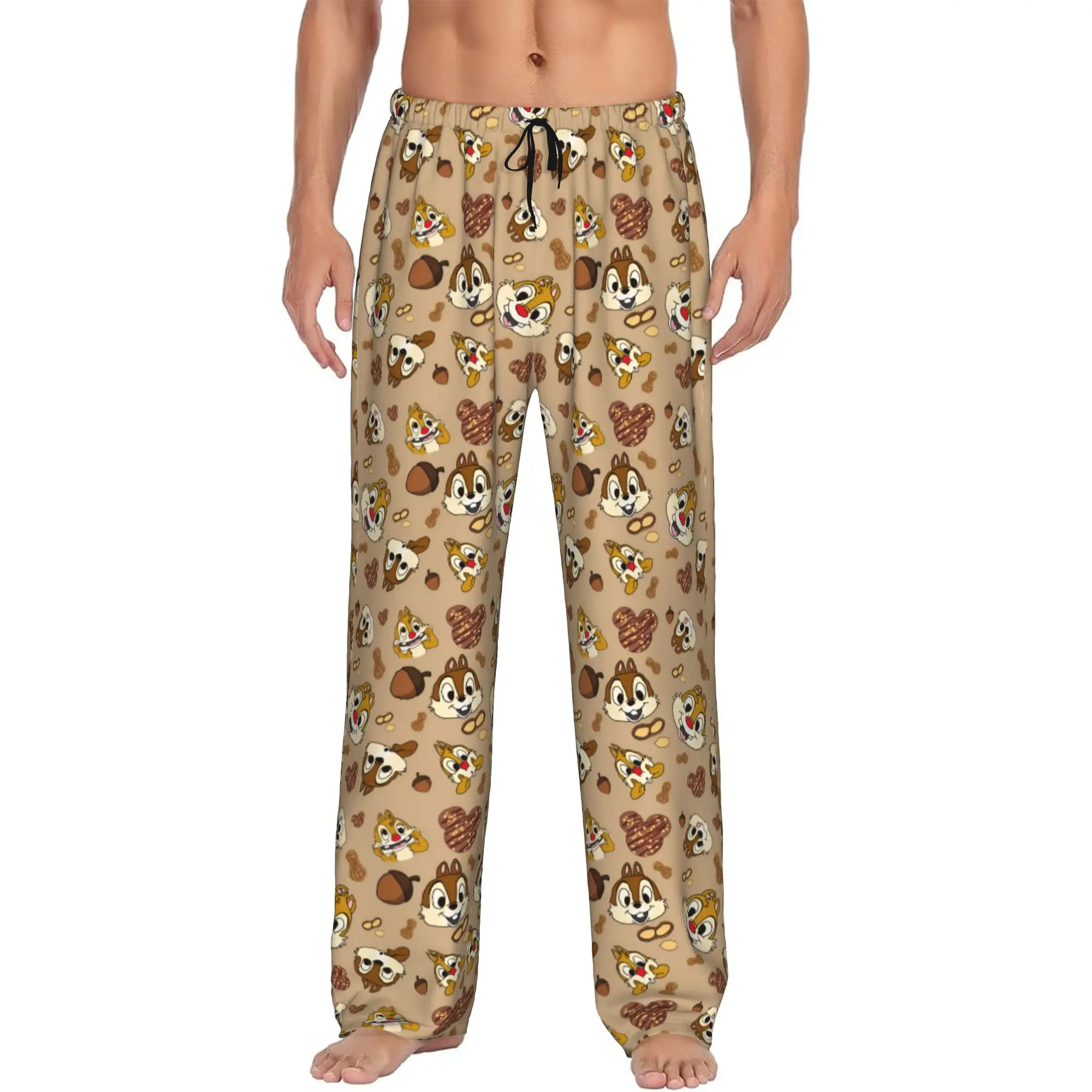 

Custom Chip Anime D-Dales Pajama Pants Men's Lounge Sleep Drawstring Sleepwear Bottoms with Pockets