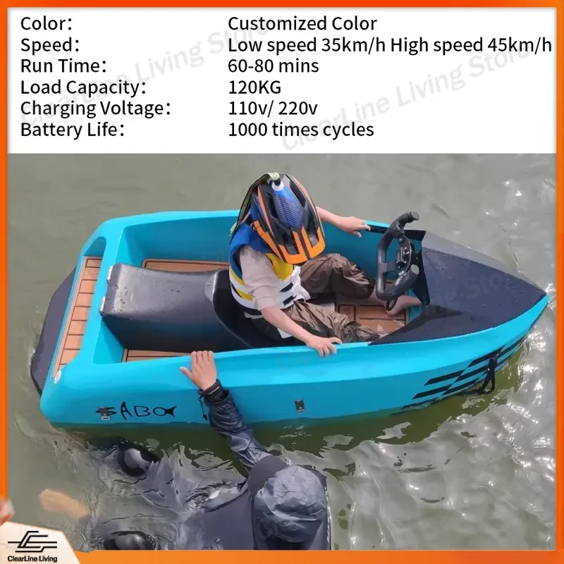 Mini Go Kart Customizable Small Rowboat Surfing Board Personalized Logo Color Options Portable Water Sports Toy Gift