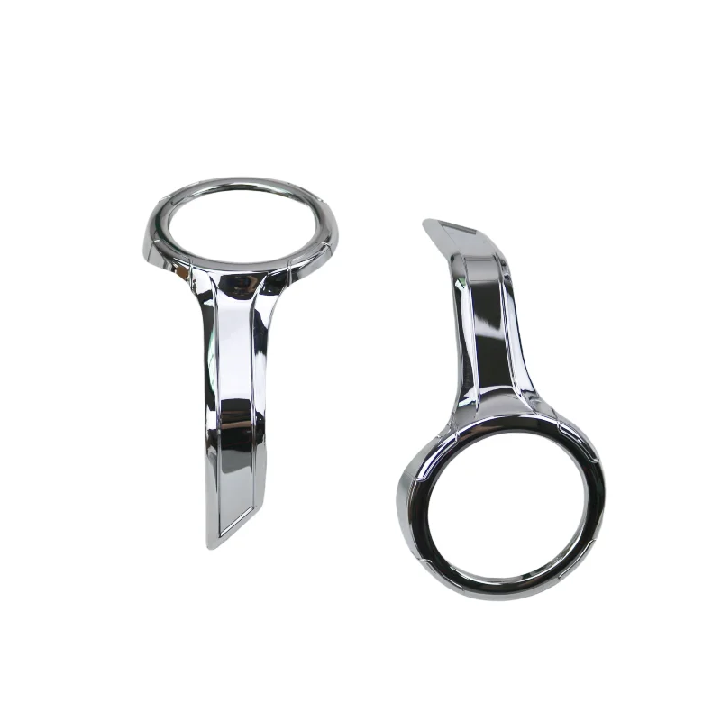 دراجة نارية كروم الجبهة الضباب ضوء الحافة حلقات الكسوة ABS ديكور لهوندا الذهب الجناح GL1800 2018 2019 2020 2021