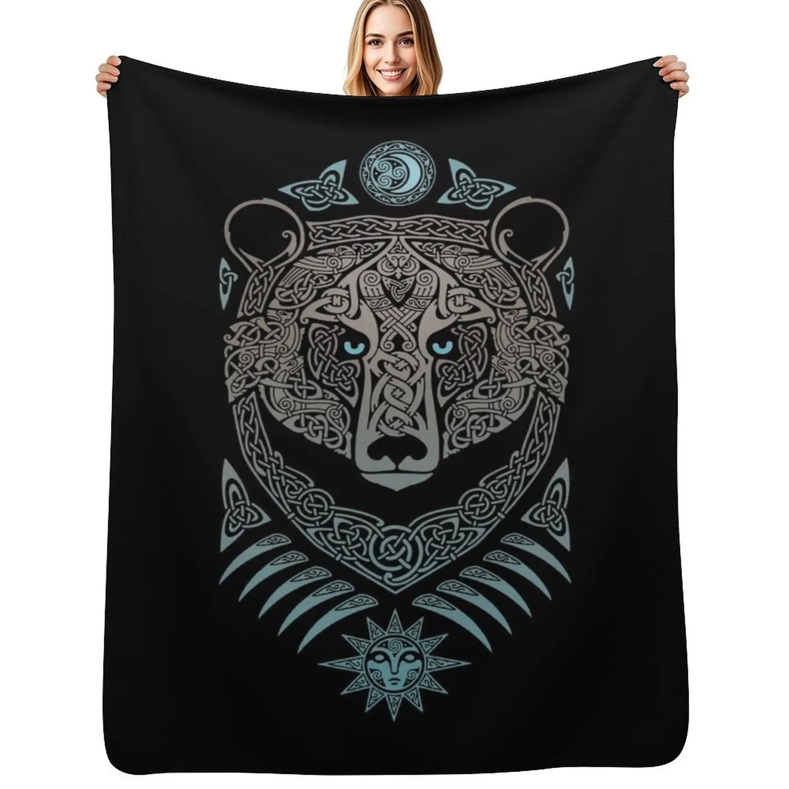 FOREST LORD Throw Blanket Luxurious Soft Blanket Holiday Gift for Family