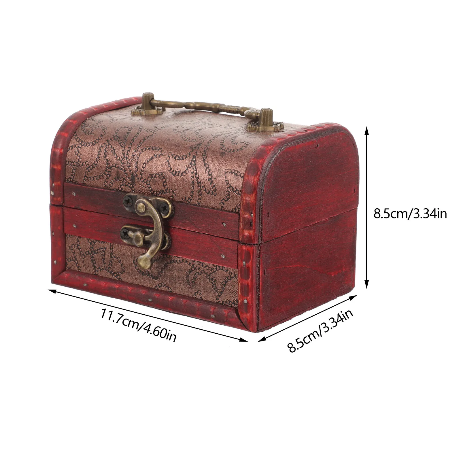 2 قطعة صندوق مجوهرات صغير منظم خشبي خمر نظرة لخاتم القرط قلادة تخزين صندوق حلية الزخرفية غرفة نوم المنزل