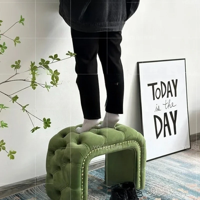 

30cm Wide Home Shoes European-Style Cloakroom Fashionable Simple Modern Dressing Stool