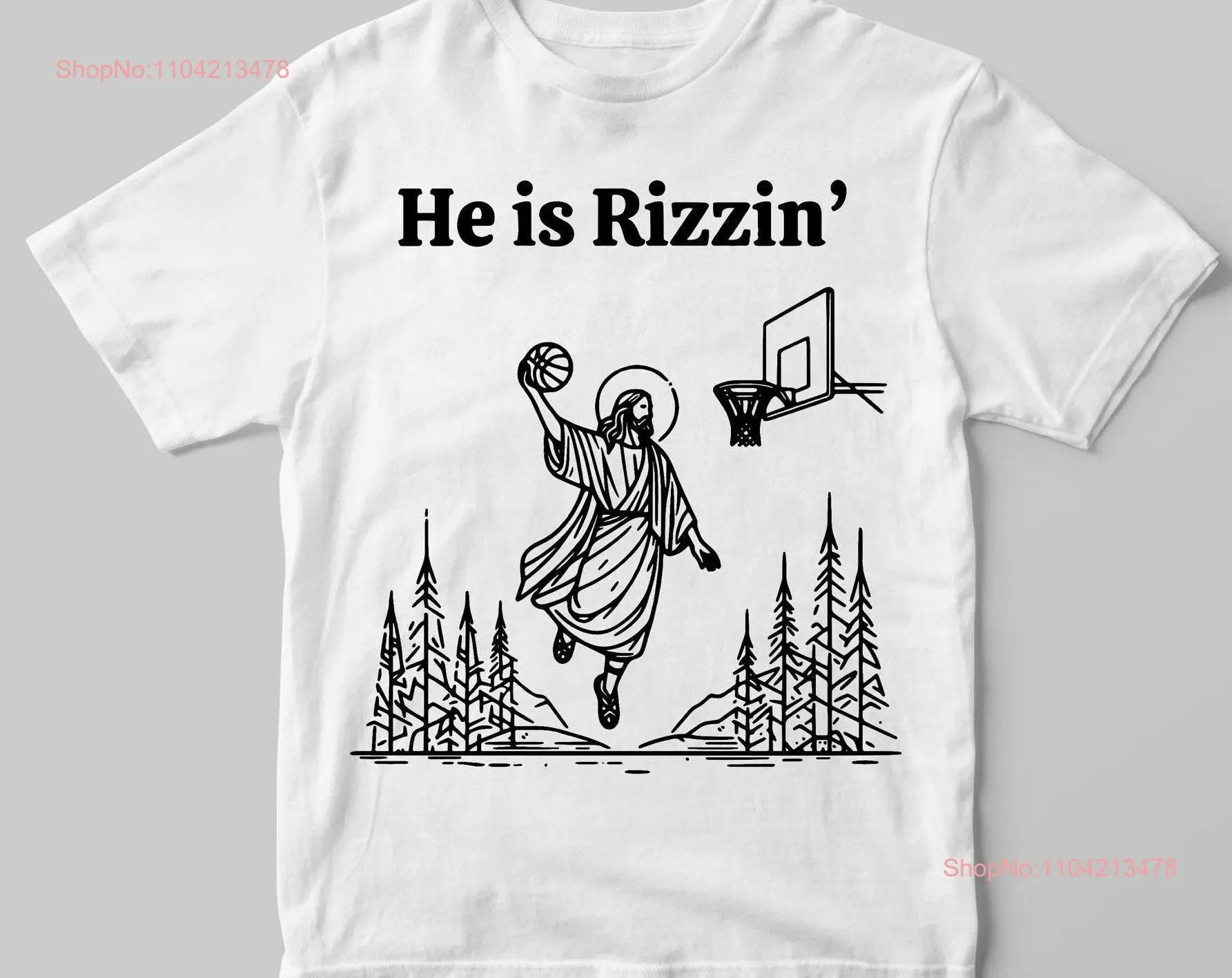 He Is Rizzin Retro T Shirt Inappropriate Dank Meme Weird Funny Offensive Humor Unfiltered Shocking long or short sleeves