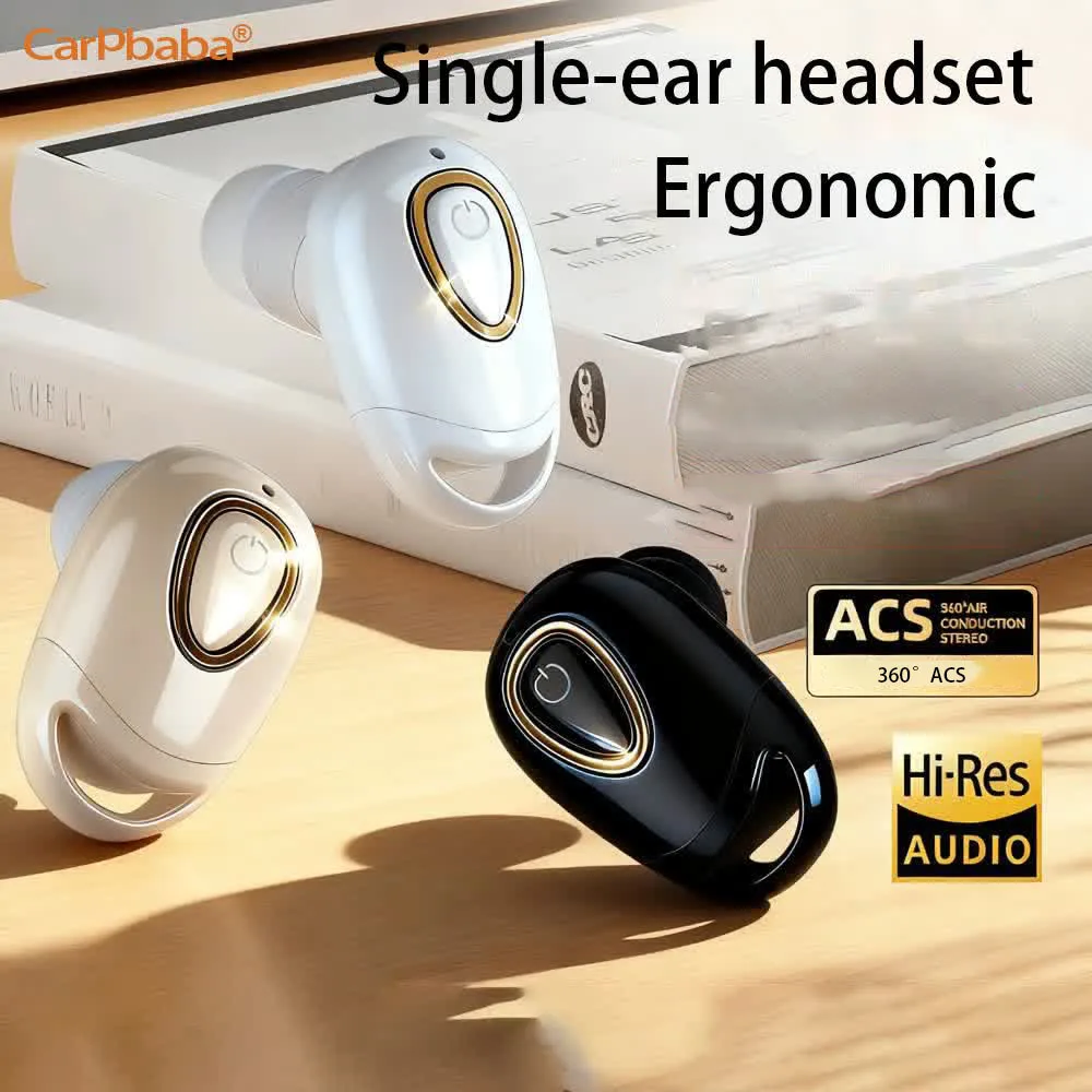 Mini Invisible Wireless Earphones Bluetooth Headphone Handsfree Hifi Stereo HD Call Headset Earbud With Microphone