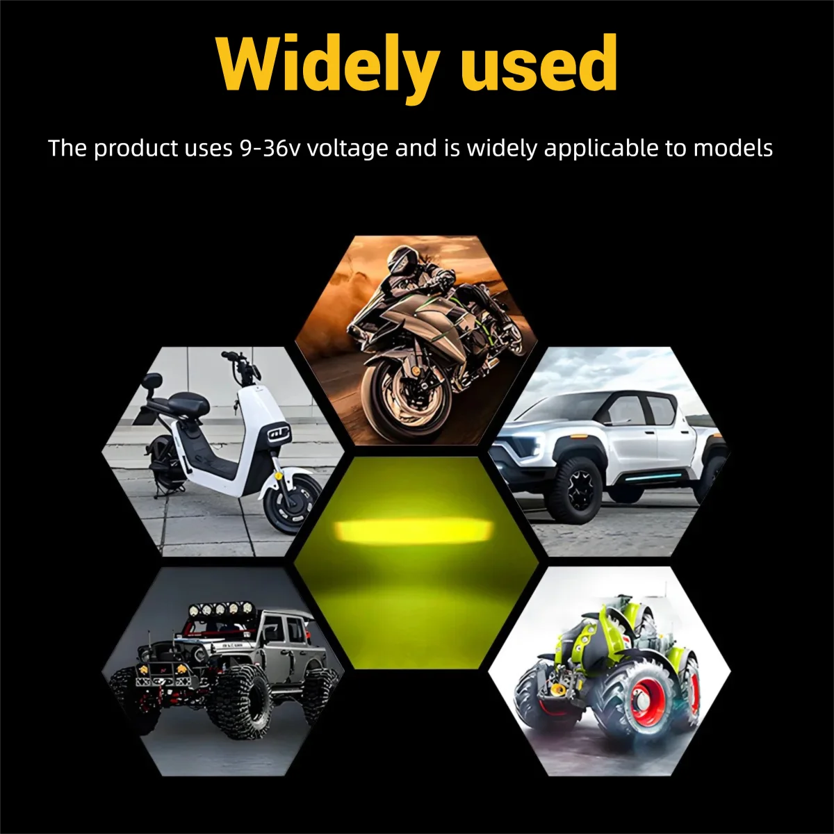 LED المصابيح الأمامية الوفير أضواء LED أضواء الضباب مصبغة أضواء صغيرة القيادة أضواء العمل عدسة سيارة دراجة نارية مساعدة طقم الإضاءة 9-36 فولت