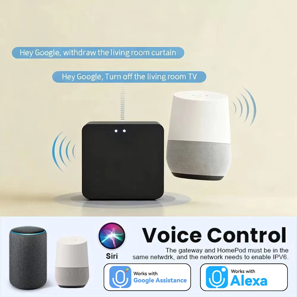 2,4G WLAN ZigBee und Bluetooth Multimode-Hub 2-in-1 Drahtloses Smart-Gateway für Tuya/Alexa/Google Voice zur intelligenten Steuerung des gesamten Hauses