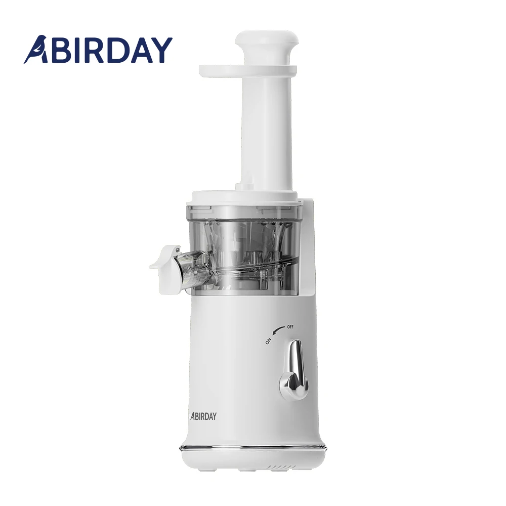 ABIRDAY Mini Slow Juicer Portable Electric Juice Extractor Lemon Fruit Juice Maker Blender Easy Clean Can Make Ice Cream