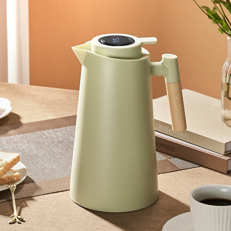 Large Capacity Insulation Kettle One Key Temperature Display Insulation Thermos Bottle Household Leakproof Insulation Water Pot