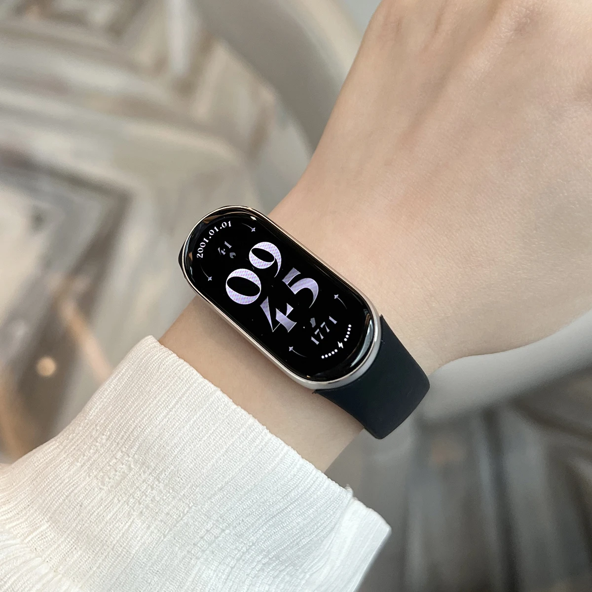 لا توجد فجوات سيليكون حزام ل Xiaomi Mi Band 10 9 8 NFC الأصلي سوار إكسسوارات Correa ل MiBand band10 Smartwatch معصمه