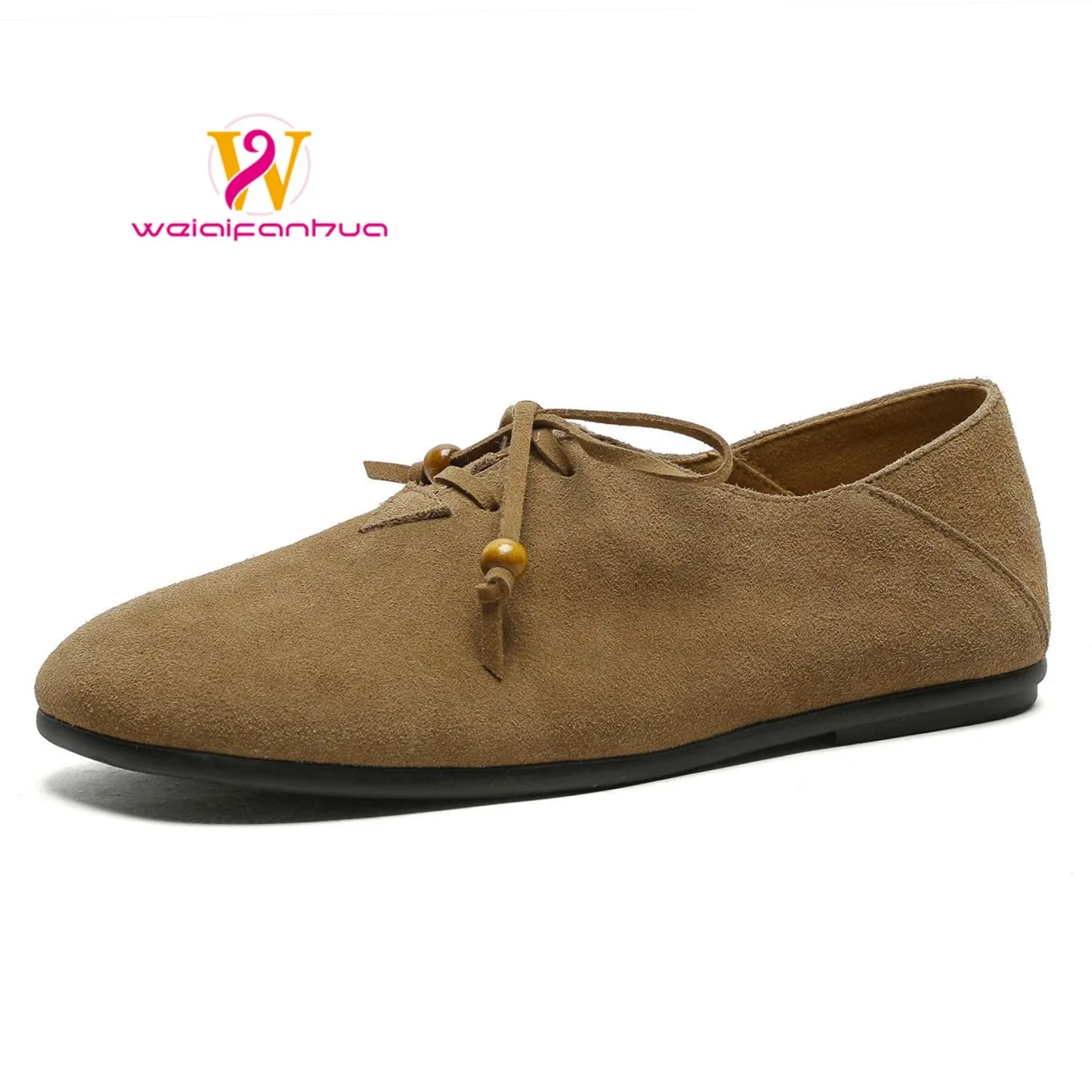 

Women's Shoes 2026 New Style Genuine Leather Women's Single Shoes, Retro Flat Boken Shoes, Women's Casual LoafersLuxurious Shoes